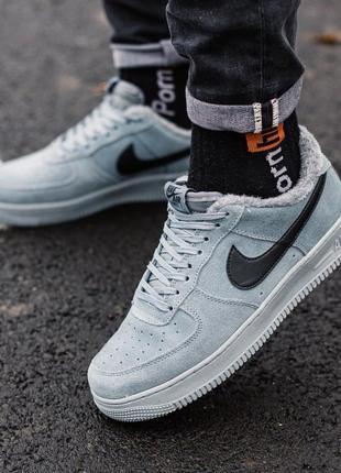 Nike air force grey fur🆕 шикарные кроссовки найк 🆕 купить наложенный платёж