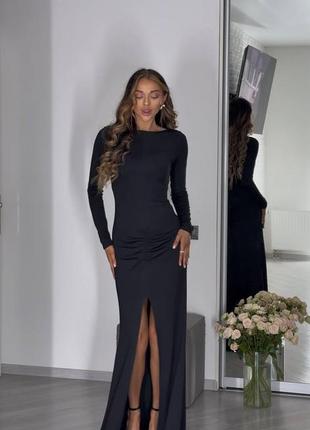 Платье эффектное длинное