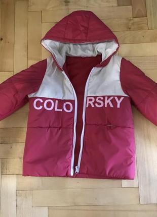 Курточка весенняя 10-12р