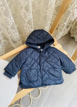 Куртка весенняя на флисе на 6-9 месяцев