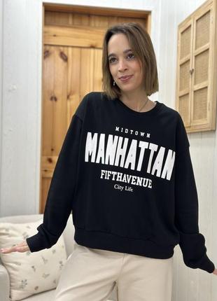 Свитшот свитер свитпер с начесом