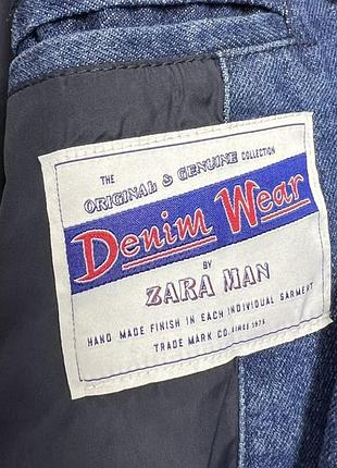 Мужская джинсовка zara 3