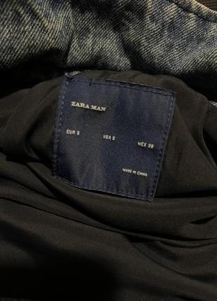 Мужская джинсовка zara 5