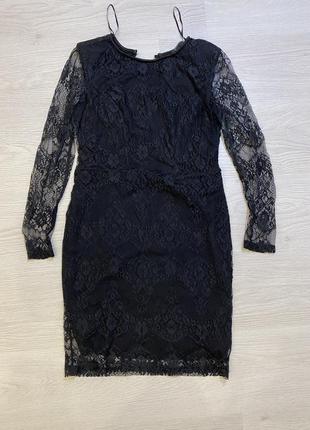 Мереживна сукня міді river island, uk10
