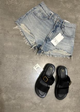 Рваные джинсовые шорты zara рваные джинсовые шорты
