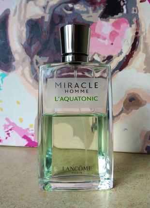 LancΩme miracle homme l'aquatonic туалетная вода для мужчин 125 мл.