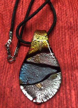 Из венеции: кулон ( подвеска), художественное стекло мурано; ручная работа итал. мастеров! остерегайтесь подделок!