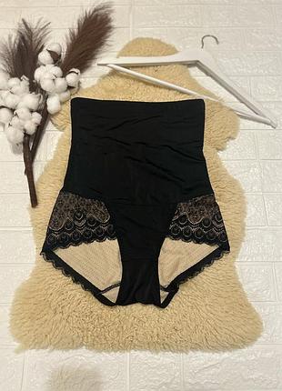 Трусики  черные высокие корректирующие4 фото