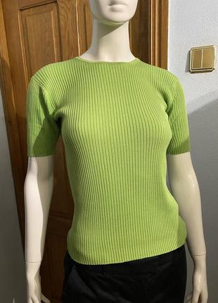 Топ шовк зелений