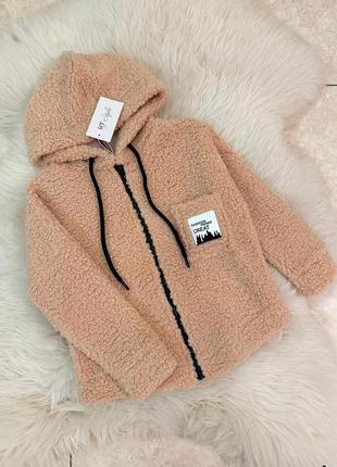 Для маленьких модниць!
куртка-рубашка на молнии
ткань мех-барашек тедди