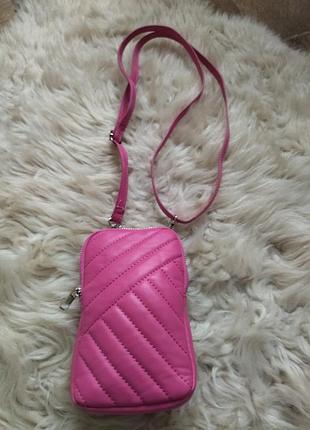 Модний рожевий чохол для телефона від chicorée accessoires сумочка клатч гаманець