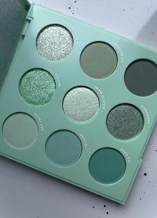 Палетка теней colourpop mint to be