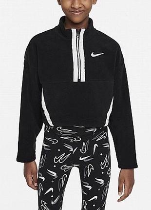 Свитшот nike sportswear укороченный флисовый свитшот р m-l-xl