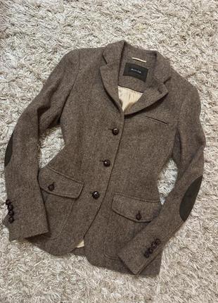 Пиджак massimo dutti шерсть