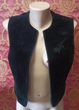 Оксамитова жилетка з замісу бавовни та віскози бархат