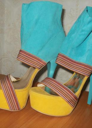 Яскраві босоніжки 39 розміру - італія!!