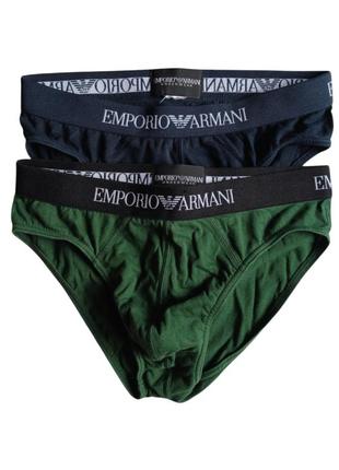Комплект из двух трусов плавок emporio armani junior трусы плавки
