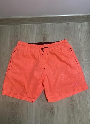 Плавки боксерки труси купальні з сіткою найк nike яскраві l