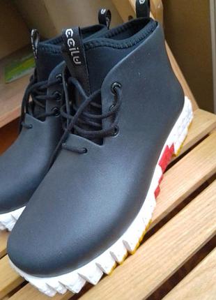 Резиновые сапоги утеплённые 41/27,5