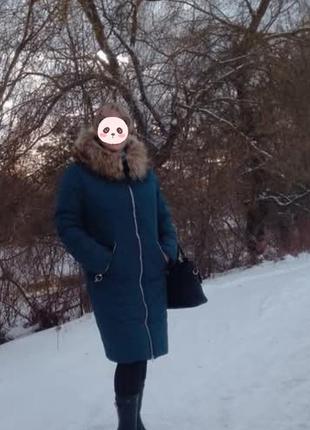 Курточка пальто зимова 52-54р