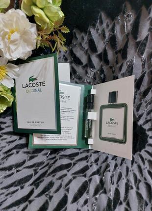 Оригінальний пробник andriko lacoste original, eau de parfum, 2 мл