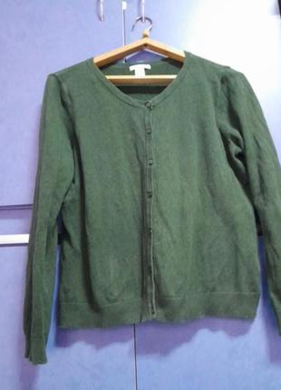 Бавовняна кофтинка, кардиган від h&m, 175/104a,eurl,us l