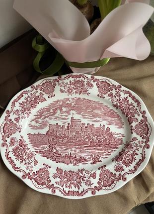 Тарілка блюдо royal homes of britain, unicorn tableware, англія, 30/24 см