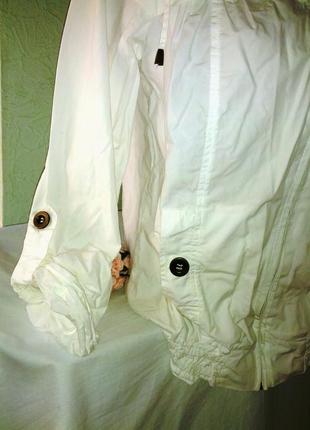 Новая коттоновая ветровка-пиджак,42-46разм,пог-52см4 фото