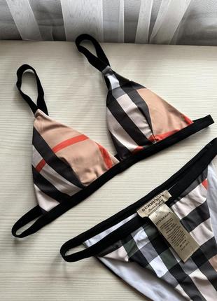 Купальник раздельный burberry6 фото
