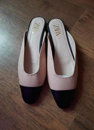 Шлепанцы zara