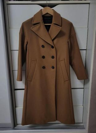 Шерстяное пальто (75% wool) от zara
