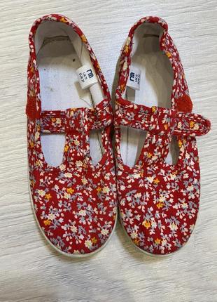 Тапочки mothercare,29 р.на узкая ножка