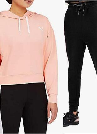 Puma женский спортивный костюм толстовка и штаны ladies’ lightweight hoodie лосины кофта
