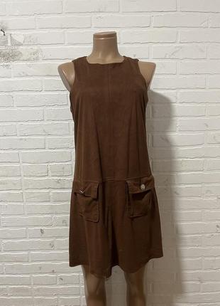 Сукня плаття під замшу