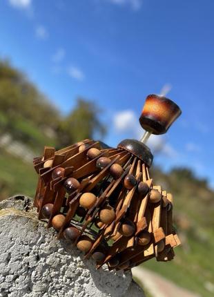 Светильники деревянные