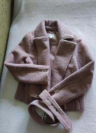 Дубленки из искусственного меха h&m