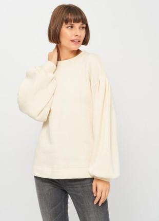 Zara свитшот с объемными рукавами