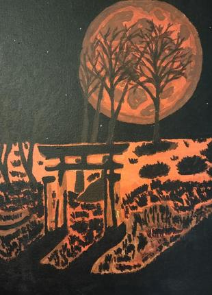 Картина "месячная ночь"