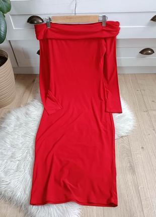 Нарядное красное платье от club l, размер s