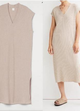 Платье, туника, h&amp;m длина миди
