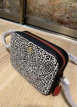 Coach (оригинал) новая эксклюзивная кожаная сумка женская
