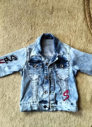 Джинсова куртка 98-104