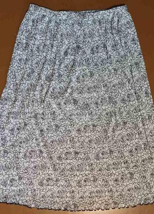 Юбка гофре нарядная размер 38