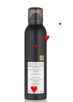 Текстурирующий спрей для волос kristin ess soft shine beach wave spray, 250 мл