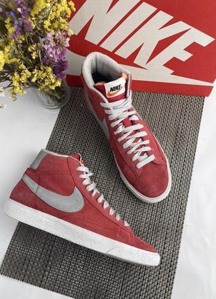 Рефлективные оригинальные кроссовки nike blazer vintage