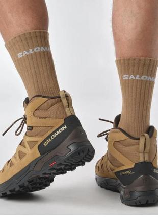 Черевики salomon berry x ward leather mid gtx2 фото