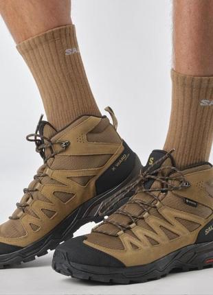 Черевики salomon berry x ward leather mid gtx3 фото