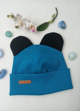 Шапка деми с ушками
