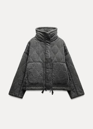 Женская стеганая куртка от zara