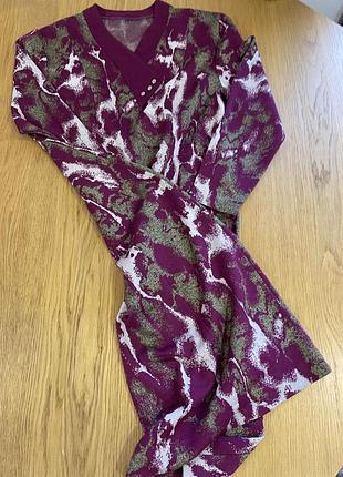 Яркое свободное платье 6